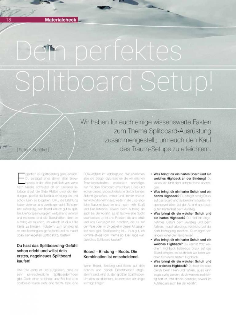 Dein perfektes Splitboard Setup 3D Magazin Dein perfektes Splitboard Setup 3D Magazin