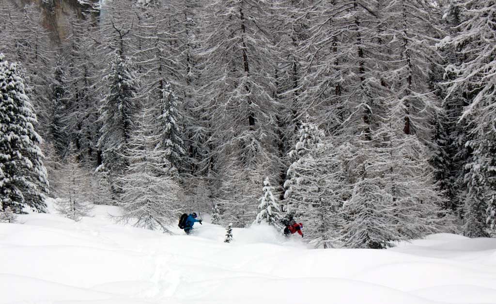 Double Spray to slow Splitboard Double Spray
