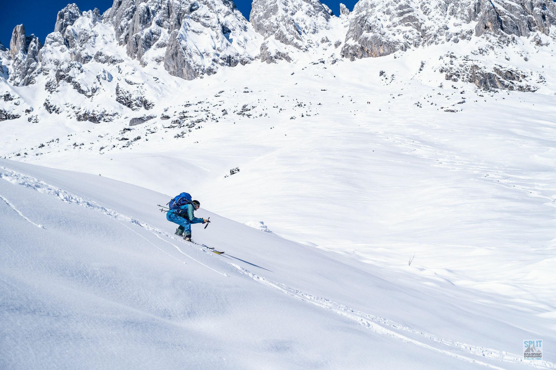 Splitboard Test 21-22 Action 7 Splitskiing