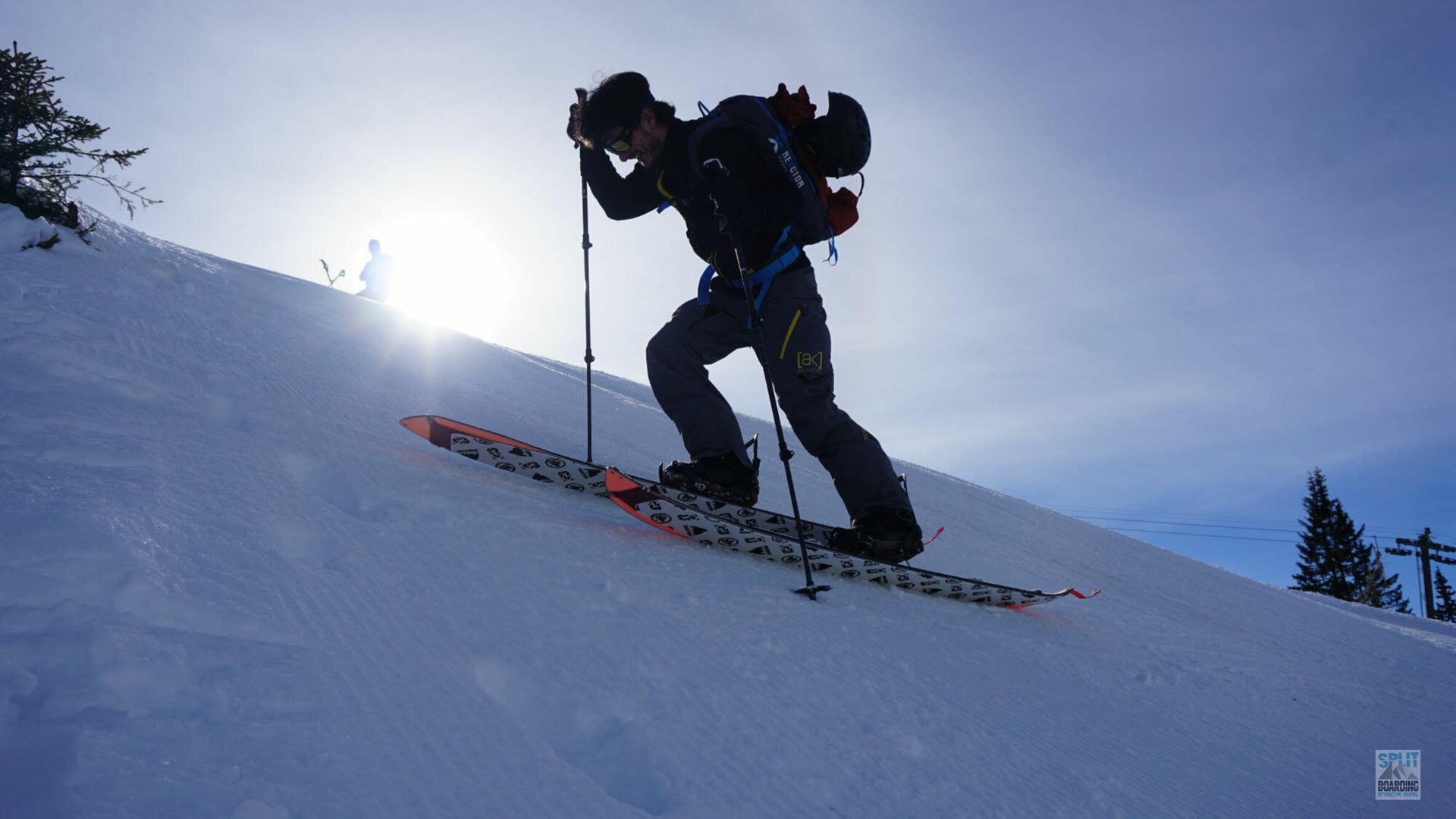 Splitboard Test 21-22 Action 31 Auf der Kante