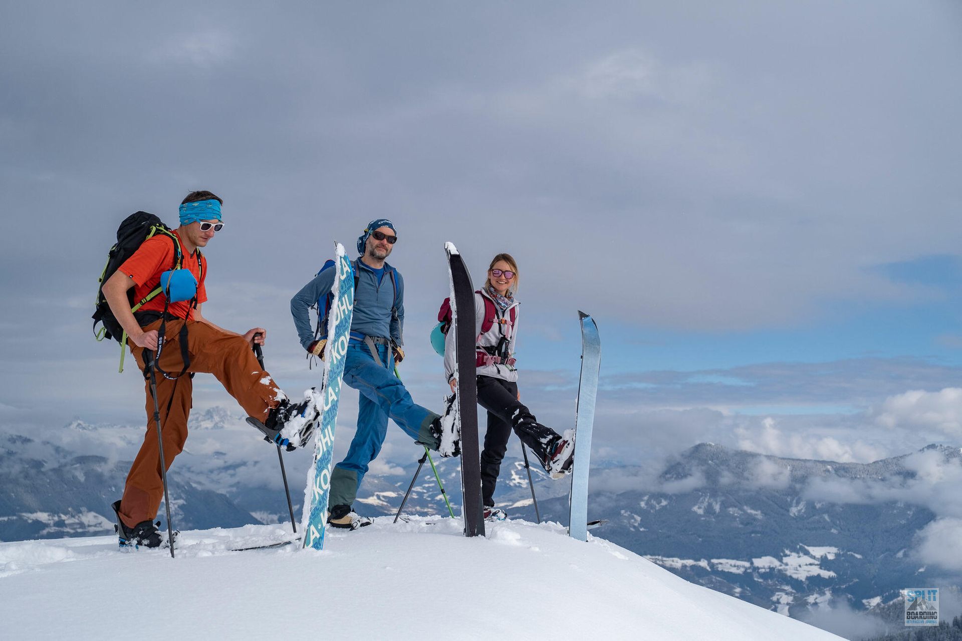 Splitboard Test 21-22 Skifahrerpose