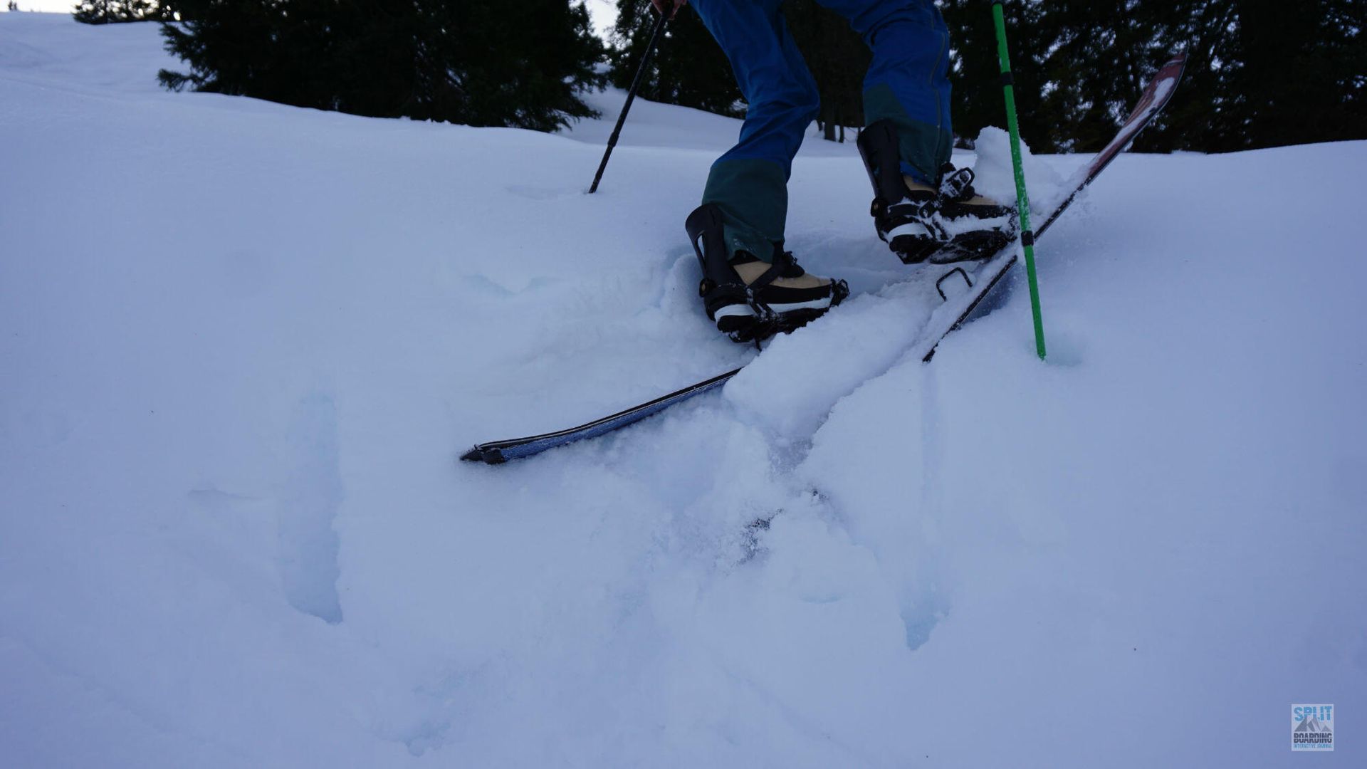Splitboard Test 21-22 Action 34 Aufstieg 1
