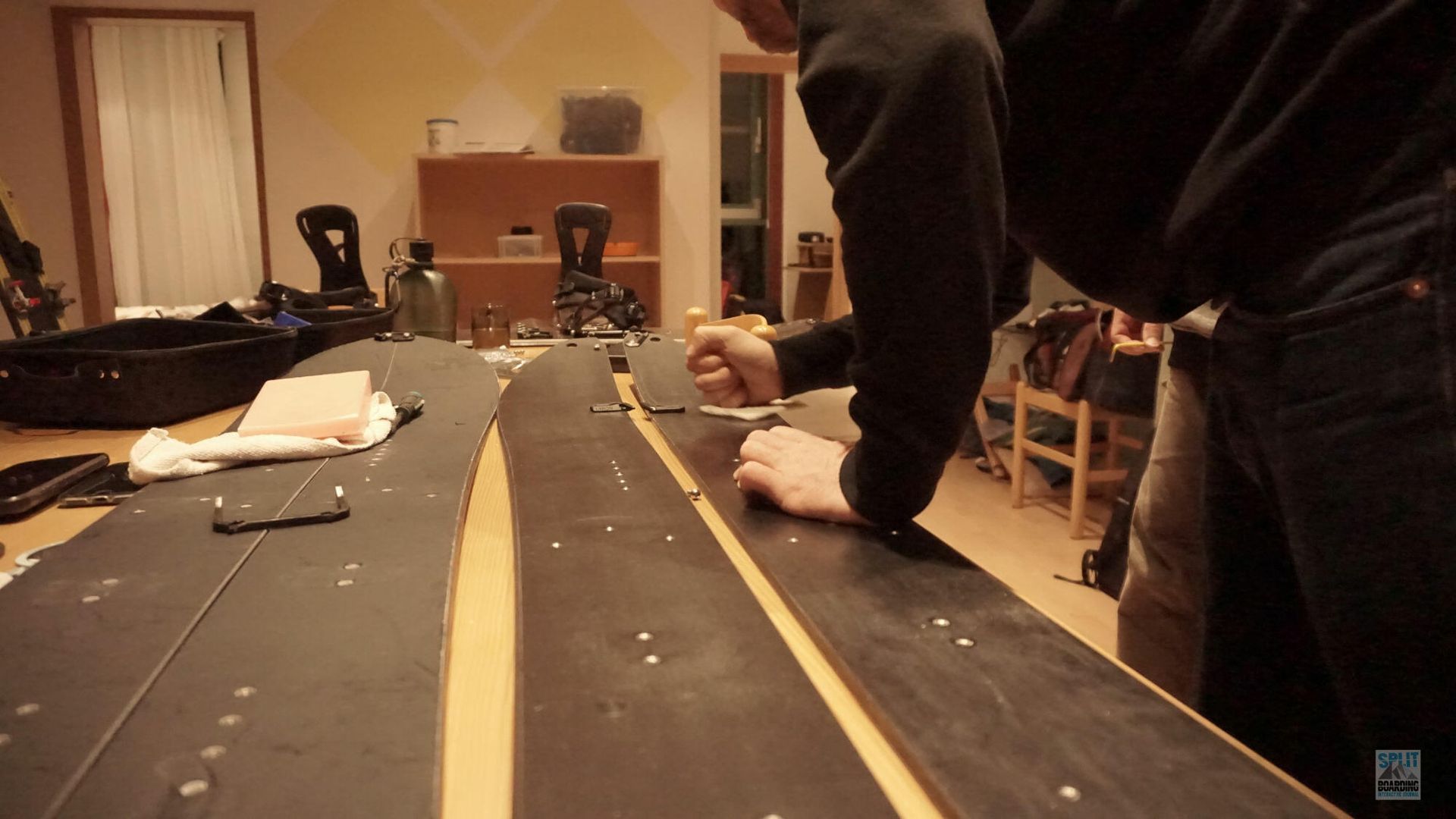 Splitboard Test 21-22 Action 36 Topsheet wachsen