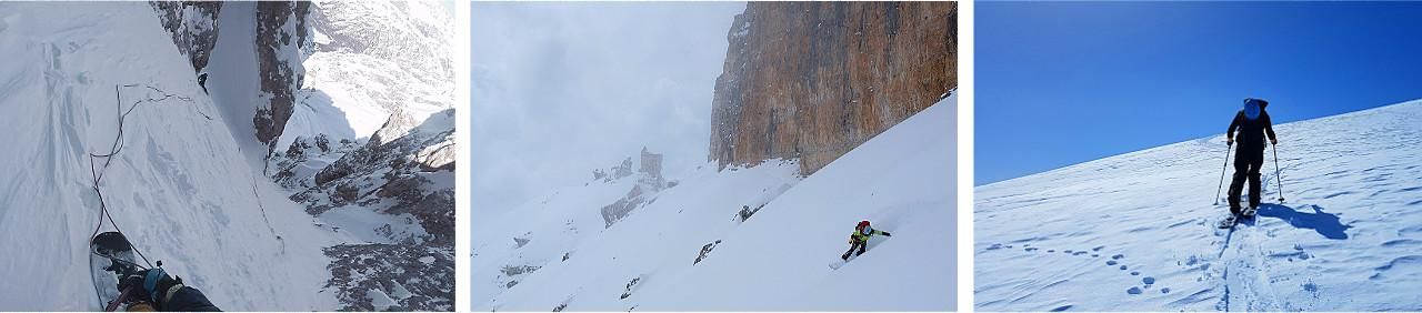 Splitboard Test Kollage 2