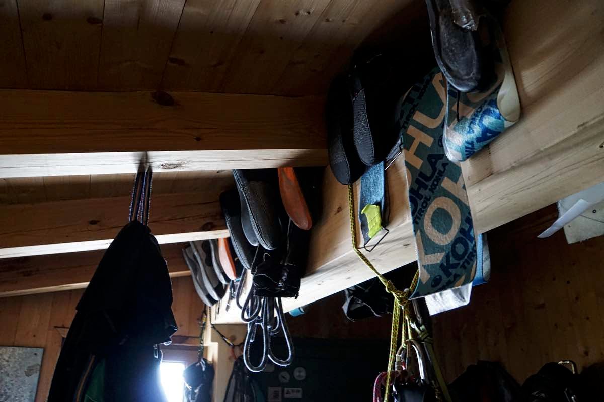 Stauraum in der Müllerhütte Stauraum in der Müllerhütte