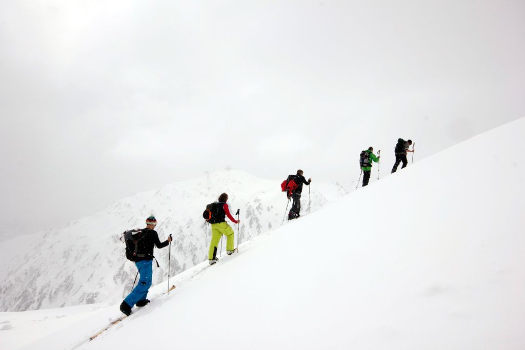 Splitboard Hike zur LVS-Übung