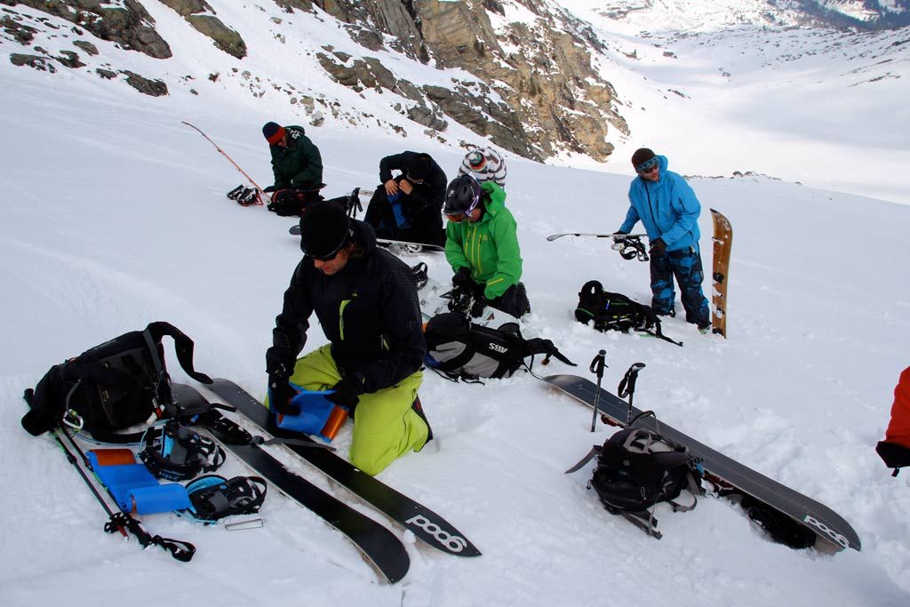 Splitboard Auffellen mit Goodboards Auffellen der Goodboard Splits