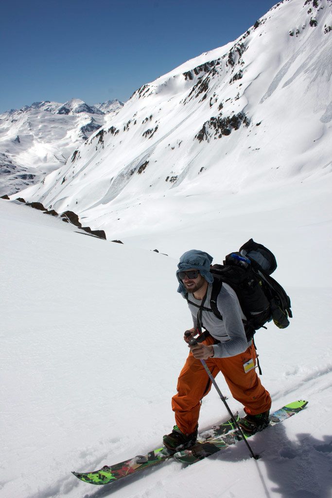 Splitboard Hike, Alex dynamic Splitboard Hike Alex P