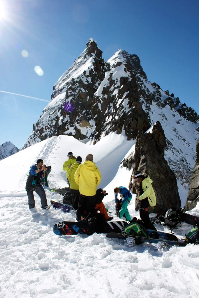 Splitboard Team at the entry Splitboard, Völkl Team at the entry