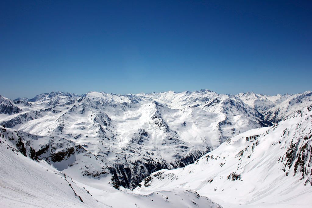 Panorama im Stubaital Stubai Panoramat Splitboard