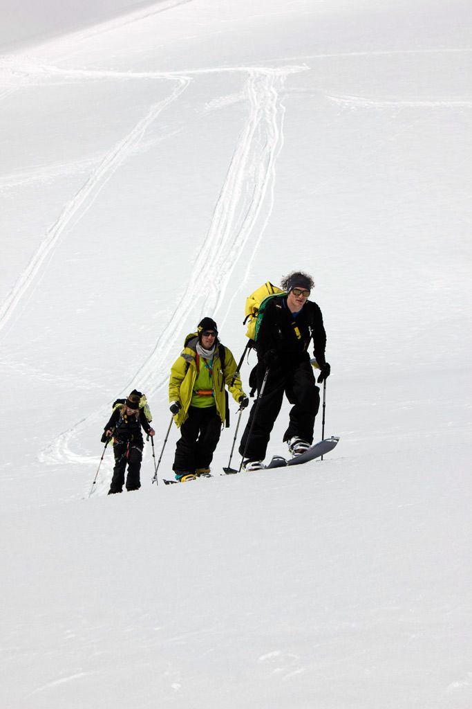Stani splitboarding in pole position Splitboard, Stani in pole position