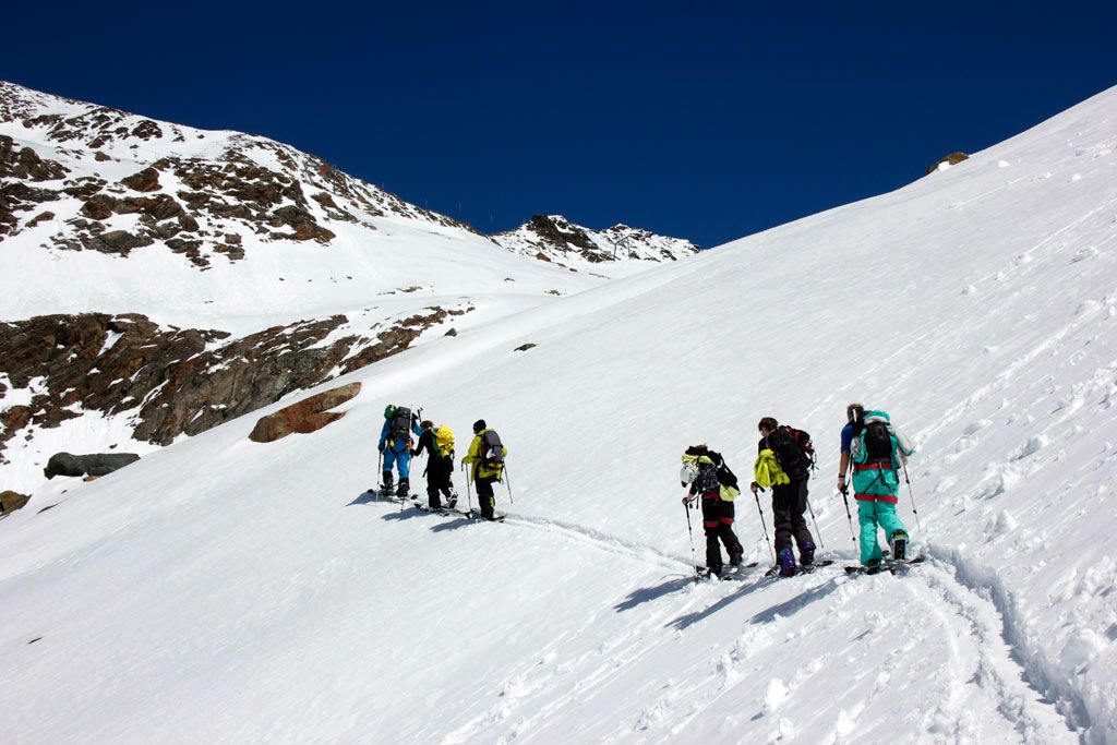 Splitboard Traverse in Stubaital Splitboard Traverse in Stubaital