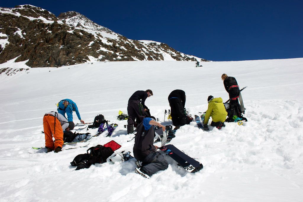 Völkl Cashew Splitboard mounting time Splitboard, changing von split2ride