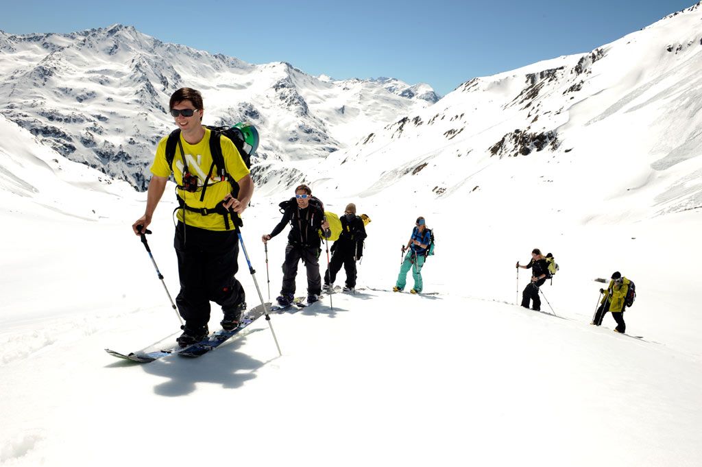 Weini in pole position. pic by Alex Papis Splitboard Weini at pole position