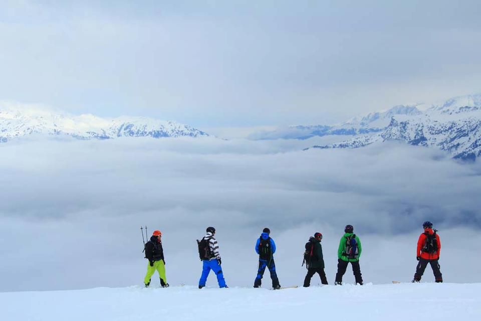 Splitboarder über den Wolken, pic Swen M Goodboards über den Wolken