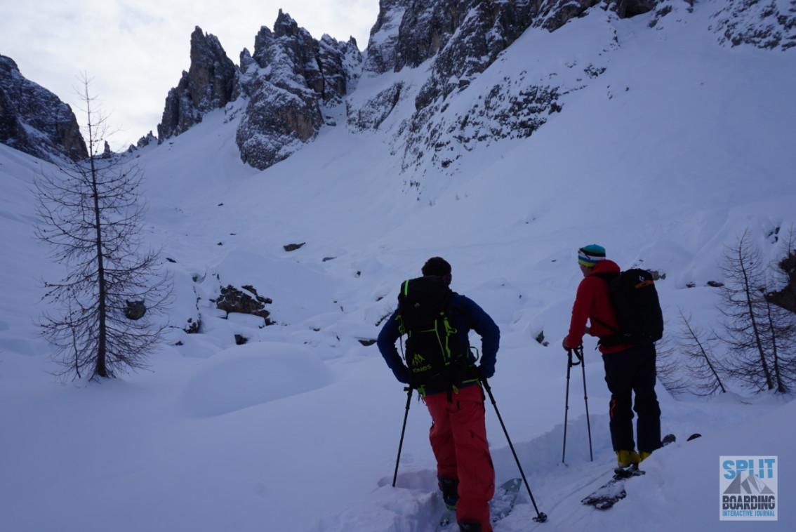 Bamperl-Touring with Guide The snow is good
