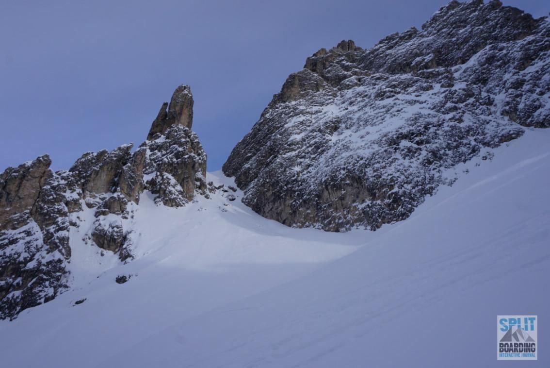 Option 1 Packed with windblown snow