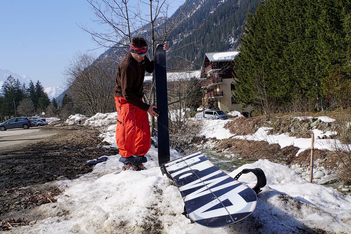 Vorbereitung vor der Argentiere Vorbereitung vor der Argentiere