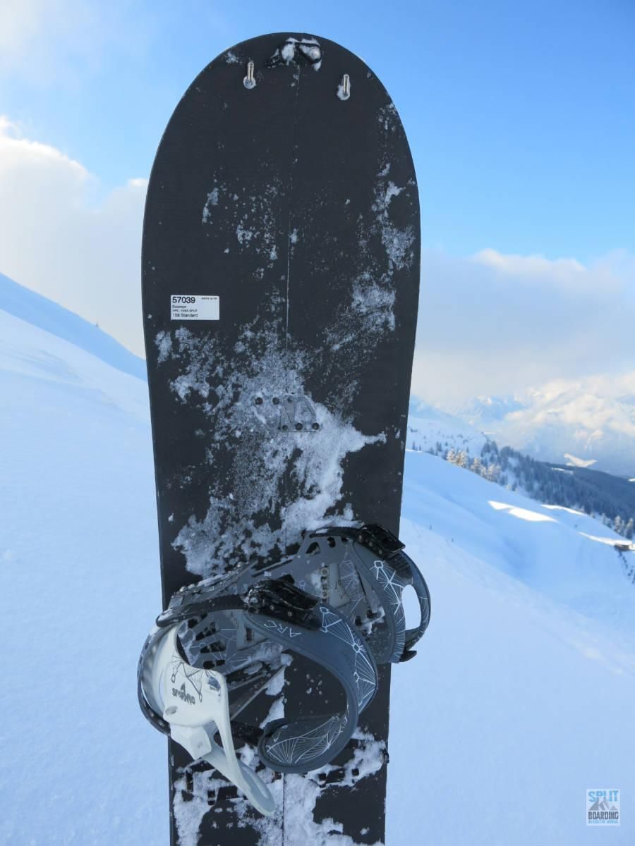 Salomon Splitboard im Schnee Salomon Taka im Schnee