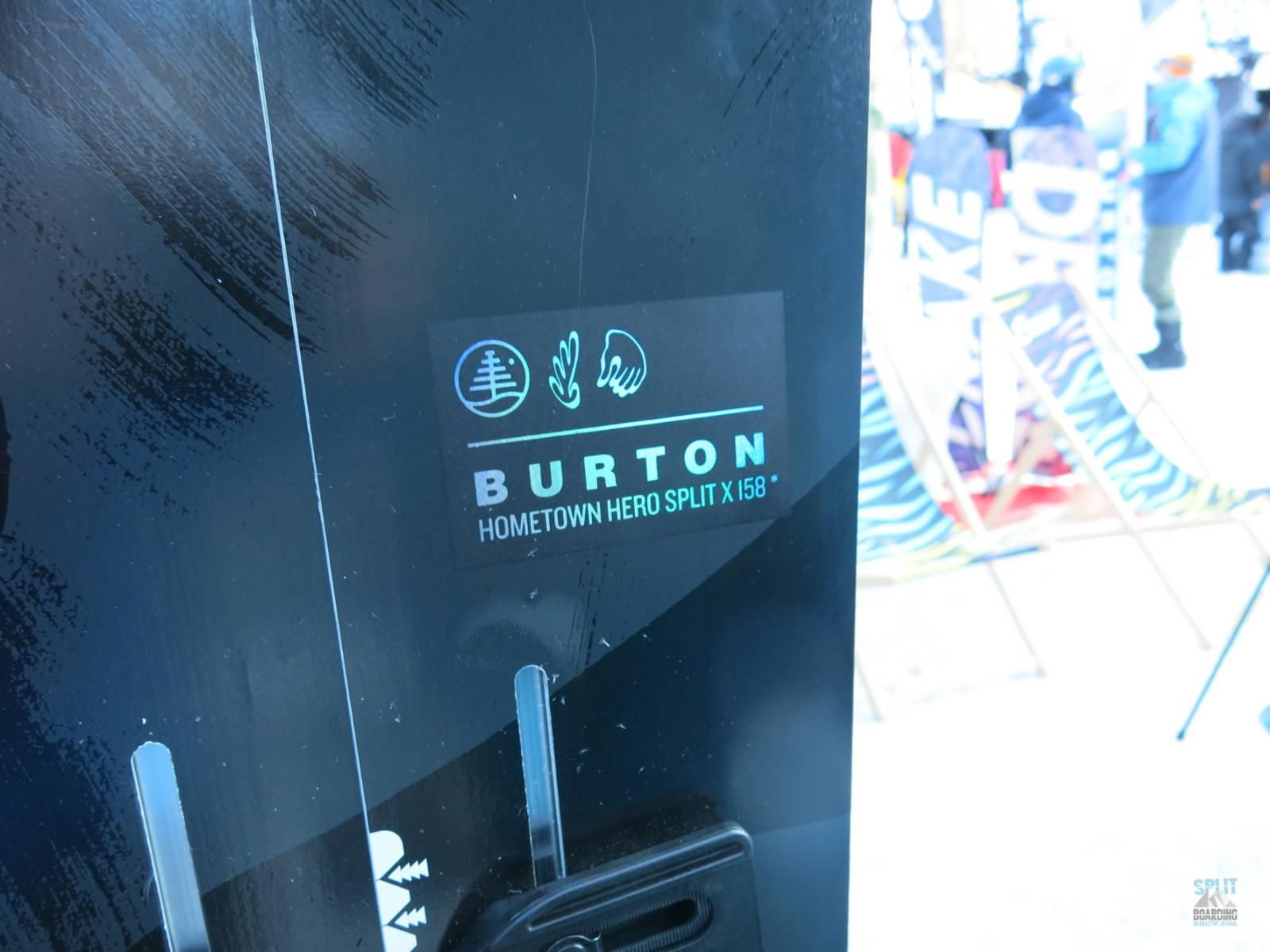 Burton Hometown Hero Split Detail Detail Burton Hometown Hero Split