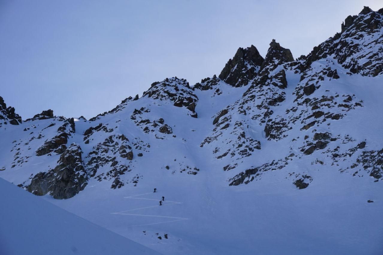 Chuts until you say no Splitboarding at Arlberg Chutes