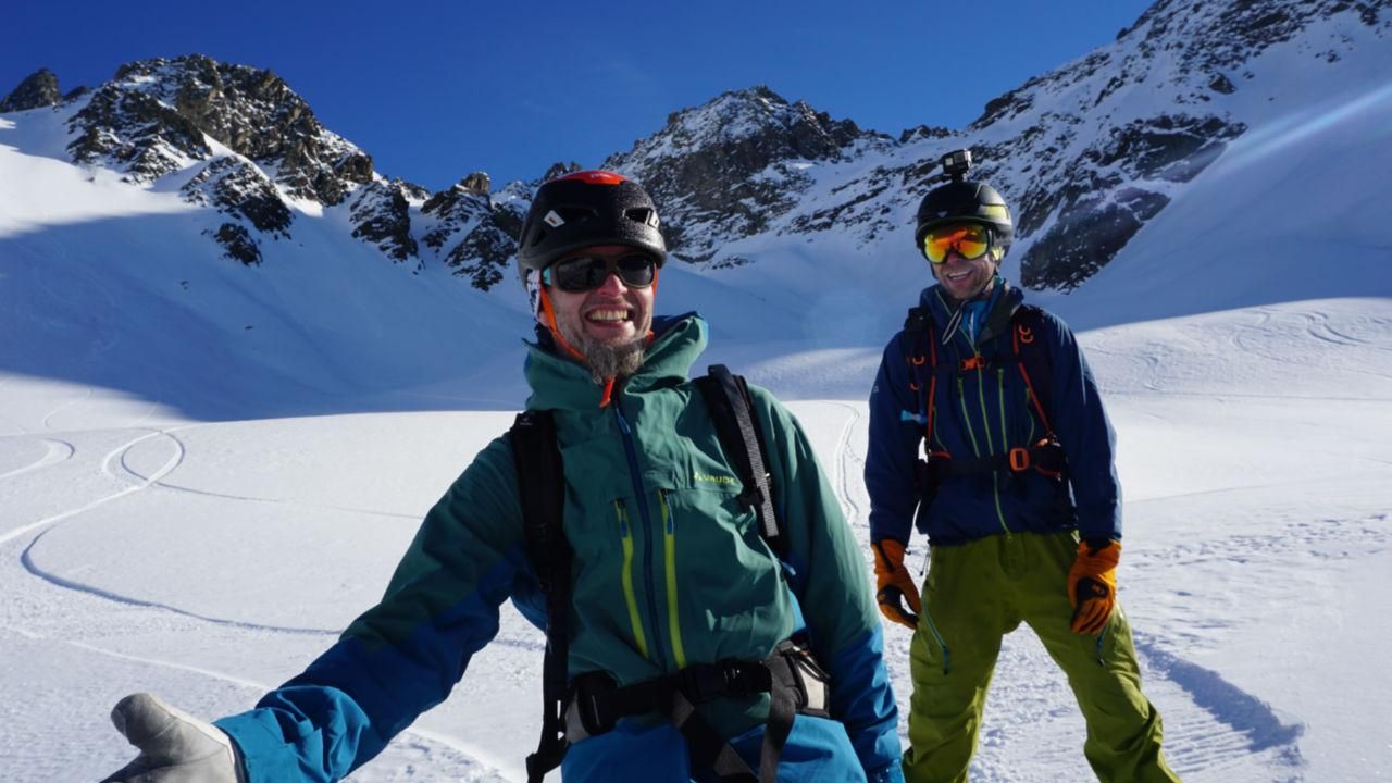 Stoked Splitboarding at Arlberg pure happiness