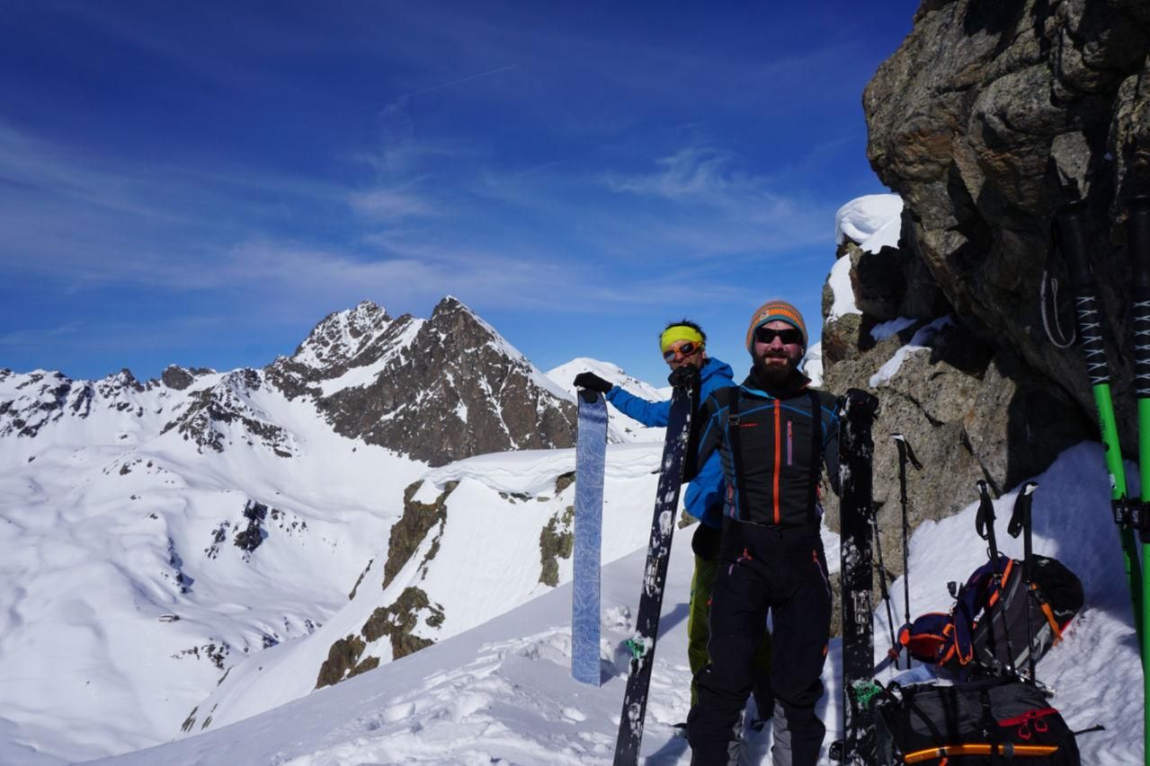 Unskin and grin Splitboarding at Arlberg goal 1