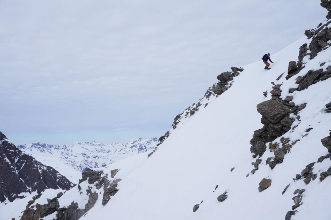 We like it steep peep peep Splitboarding at Arlberg a bit steeper