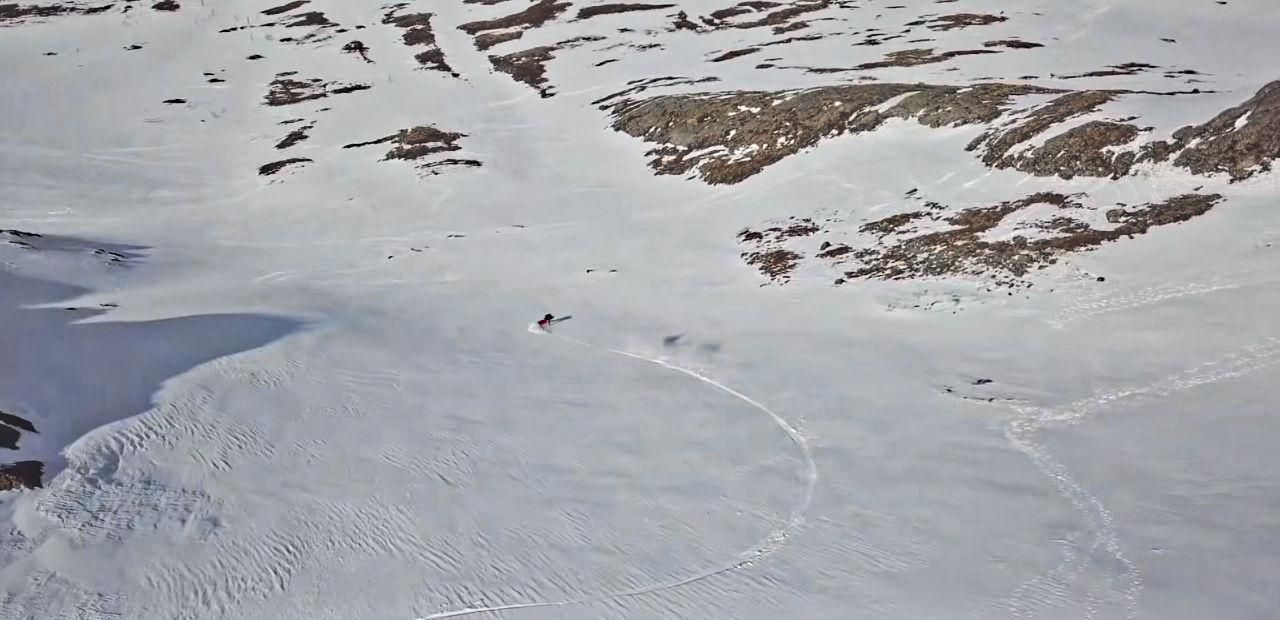Riding Fun Jotunheimen, beautiful descent