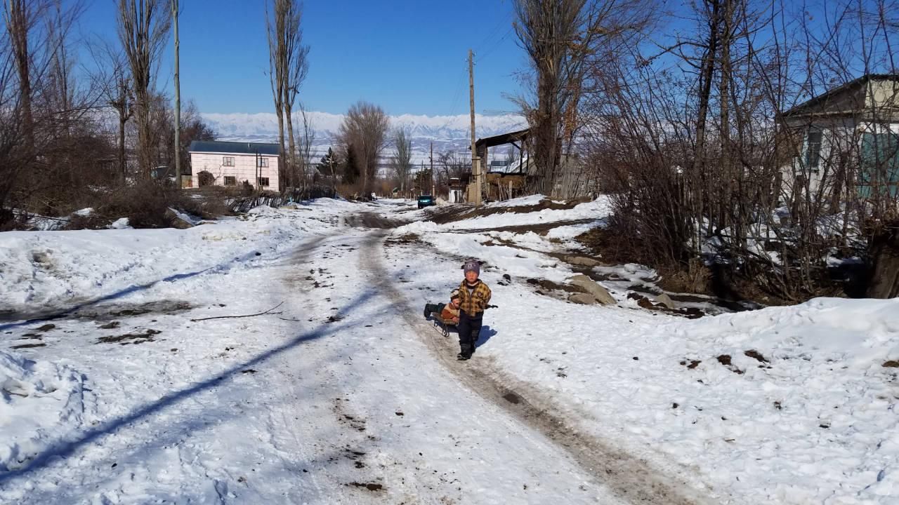 Of the beaten track Somewhere in Kyrgyzstan