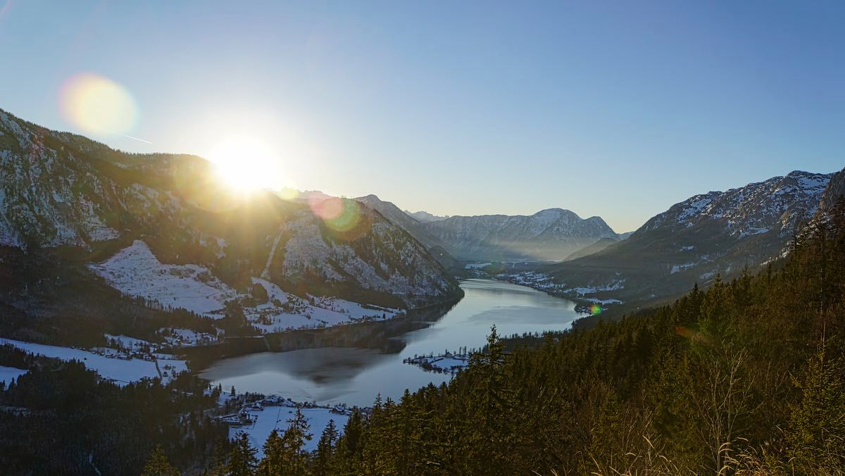 Grundlsee von oben Grundlsee von oben
