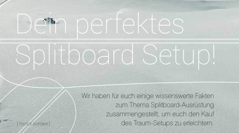 Your perfect Splitboard Setup 3D Magazin
