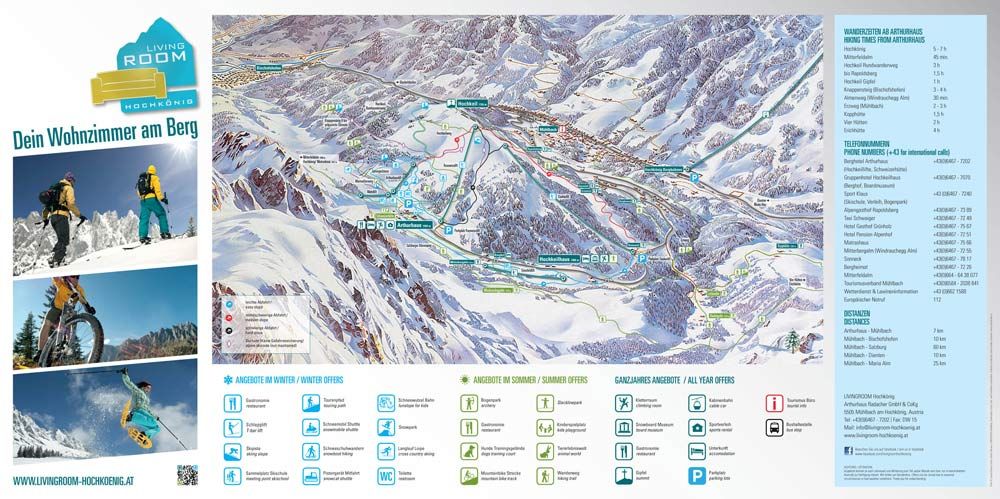 Gebietsübersicht Hochkönig Gebietsübersicht Hochkönig
