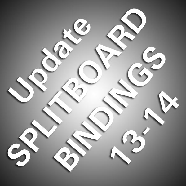 Update Splitboard Bindings 13-14 Update Splitboard Bindings 13-14