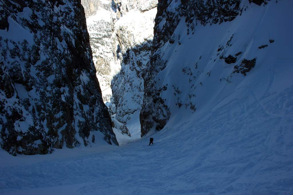 Val Setus verspurt aber gut zu fahren schön trotz der Spuren, Val Setus