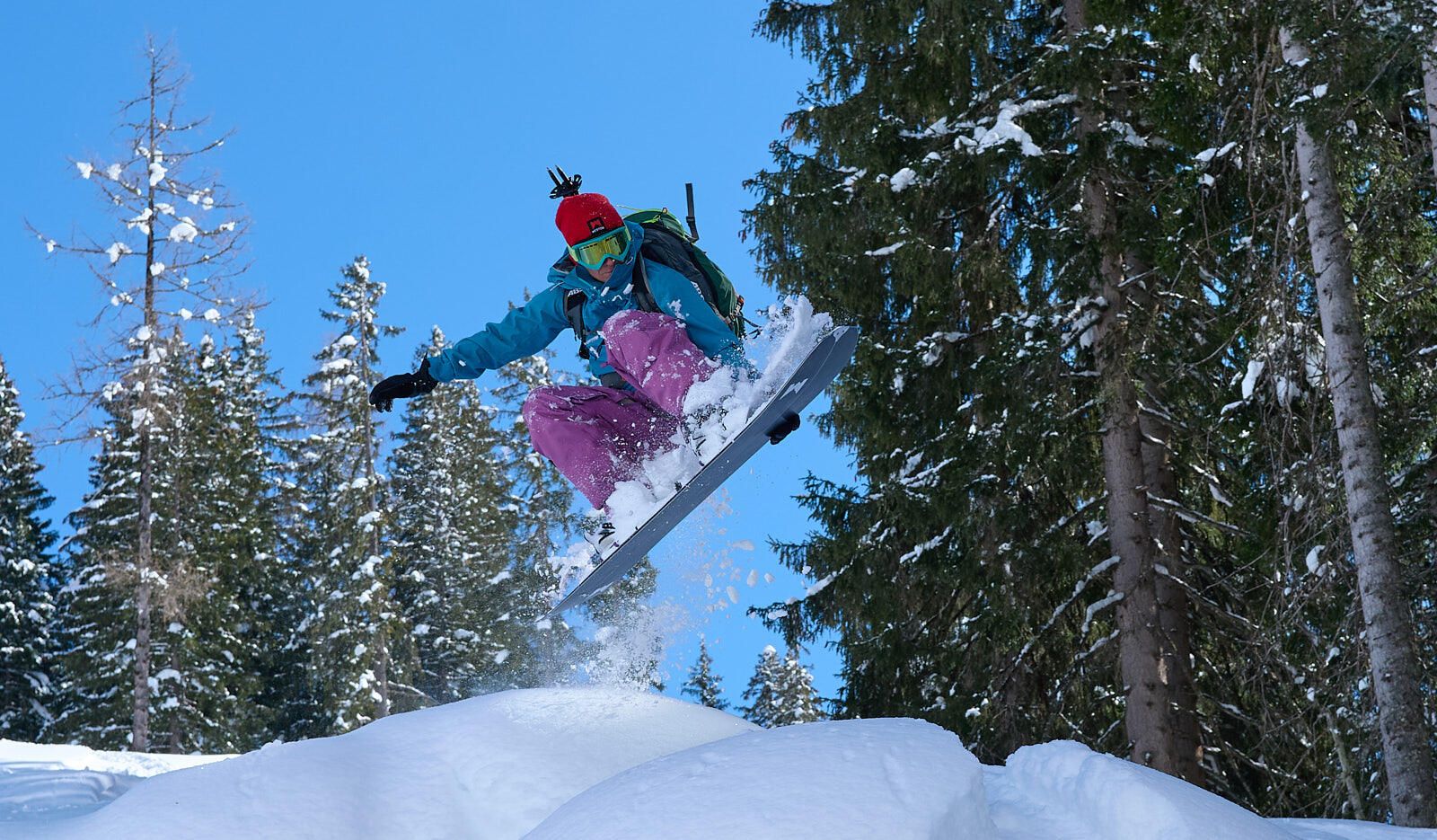 Splitboard Test 21-22 bisschen jibben 1