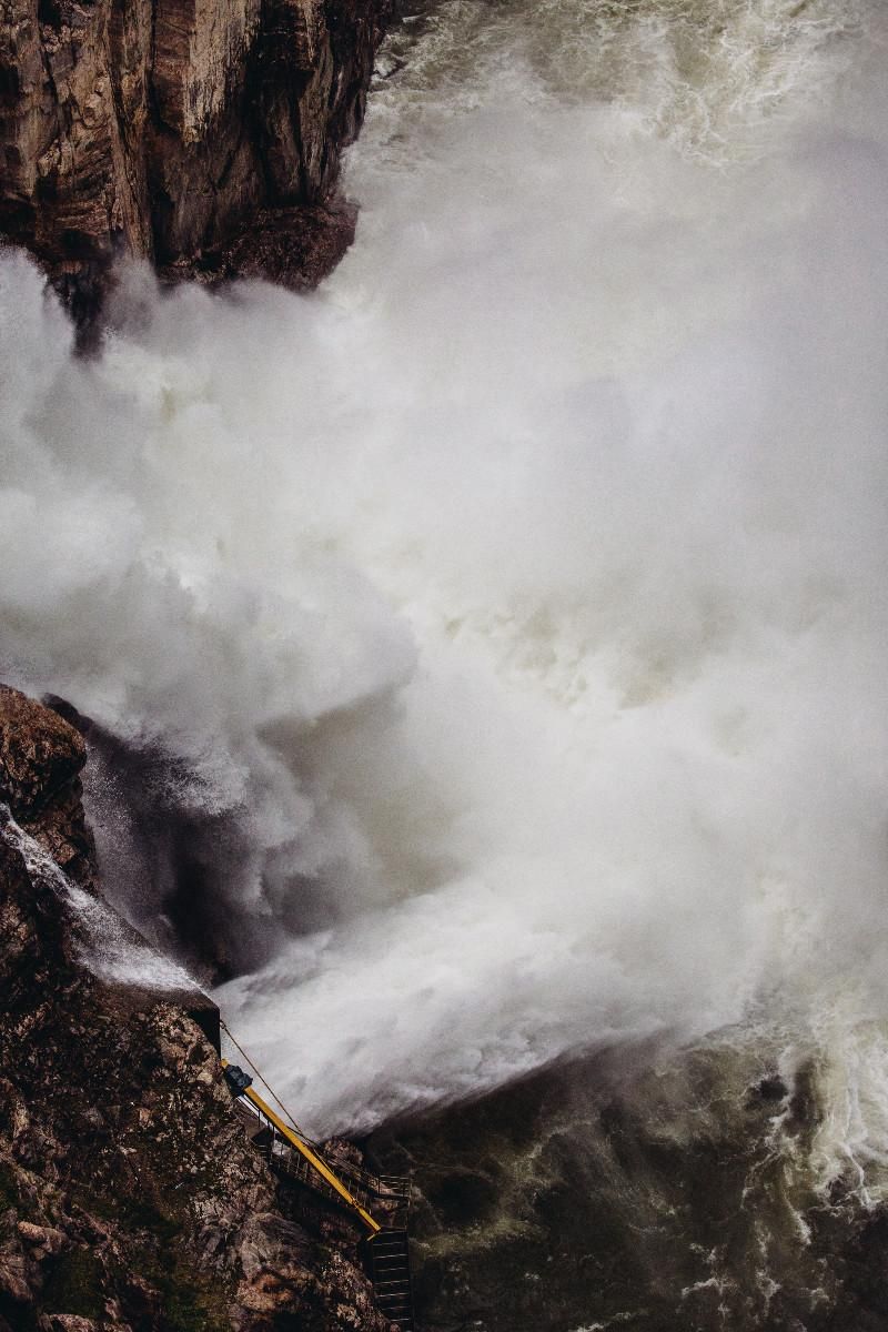 Im Frühjahr entstehen gigantische Wassermassen Im Frühjahr entstehen gigantische Wassermassen