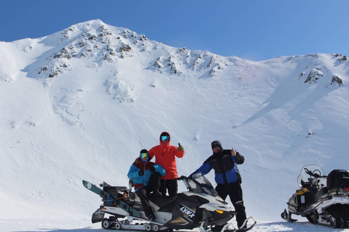 Zufahrt Ganalspitzen SKidoo