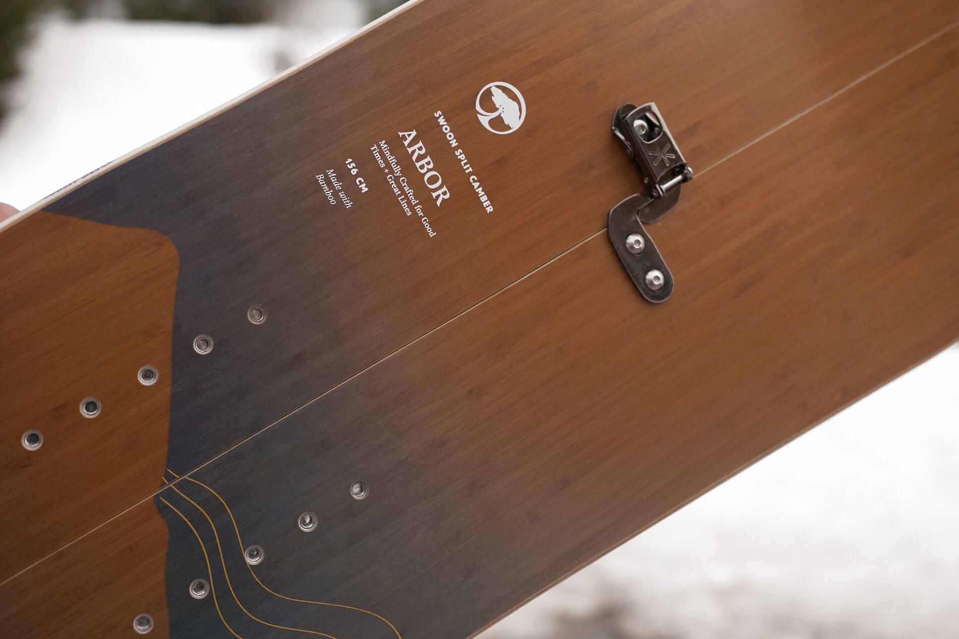 Im Test hatten wir die Camber Version Arbor Swoon Split 21-22