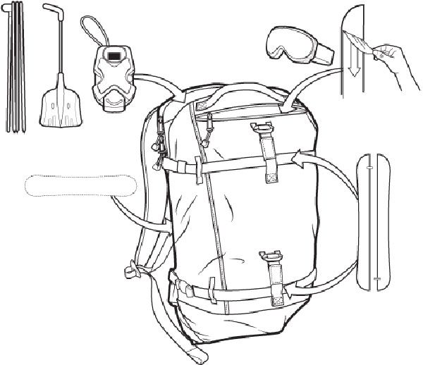 Burton Splitboard Pack Fächer Burton Splitboard Pack Fächer