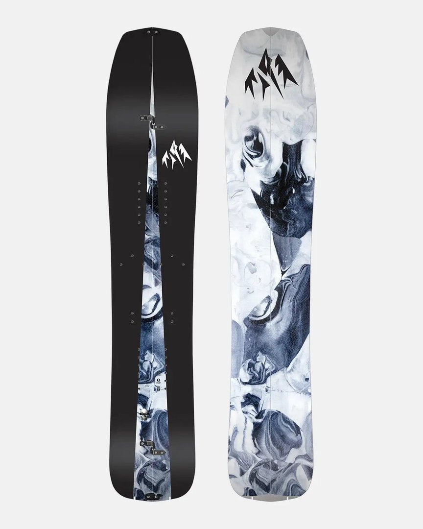 Jones Snowboards Mind Expander Splitboard 4.7 Surfy pow - Detail 1 Jones Snowboards Mind Expander Splitboard 4.7 Surfy pow - Ansicht 1