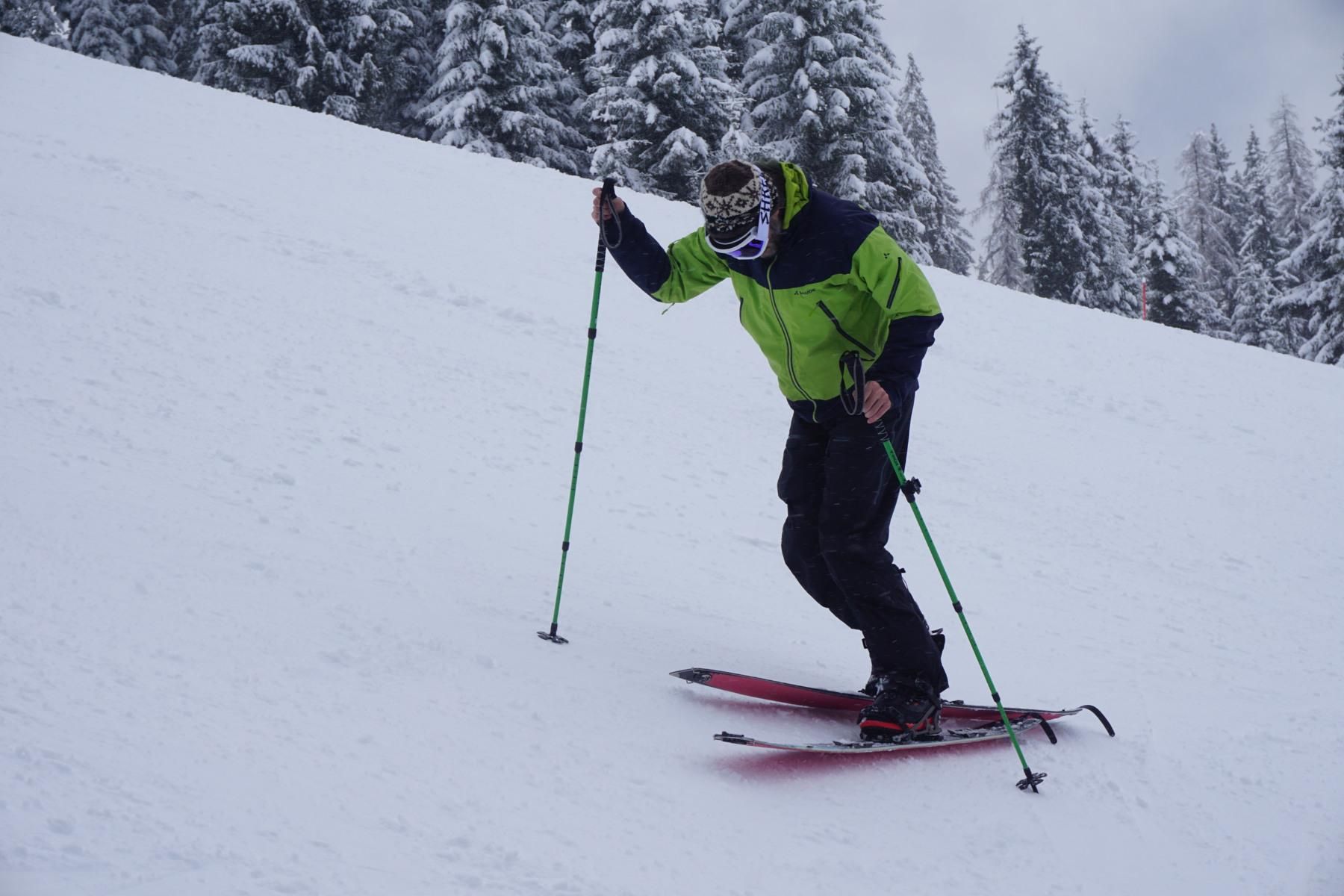 Traversing at around 30 degree steepness