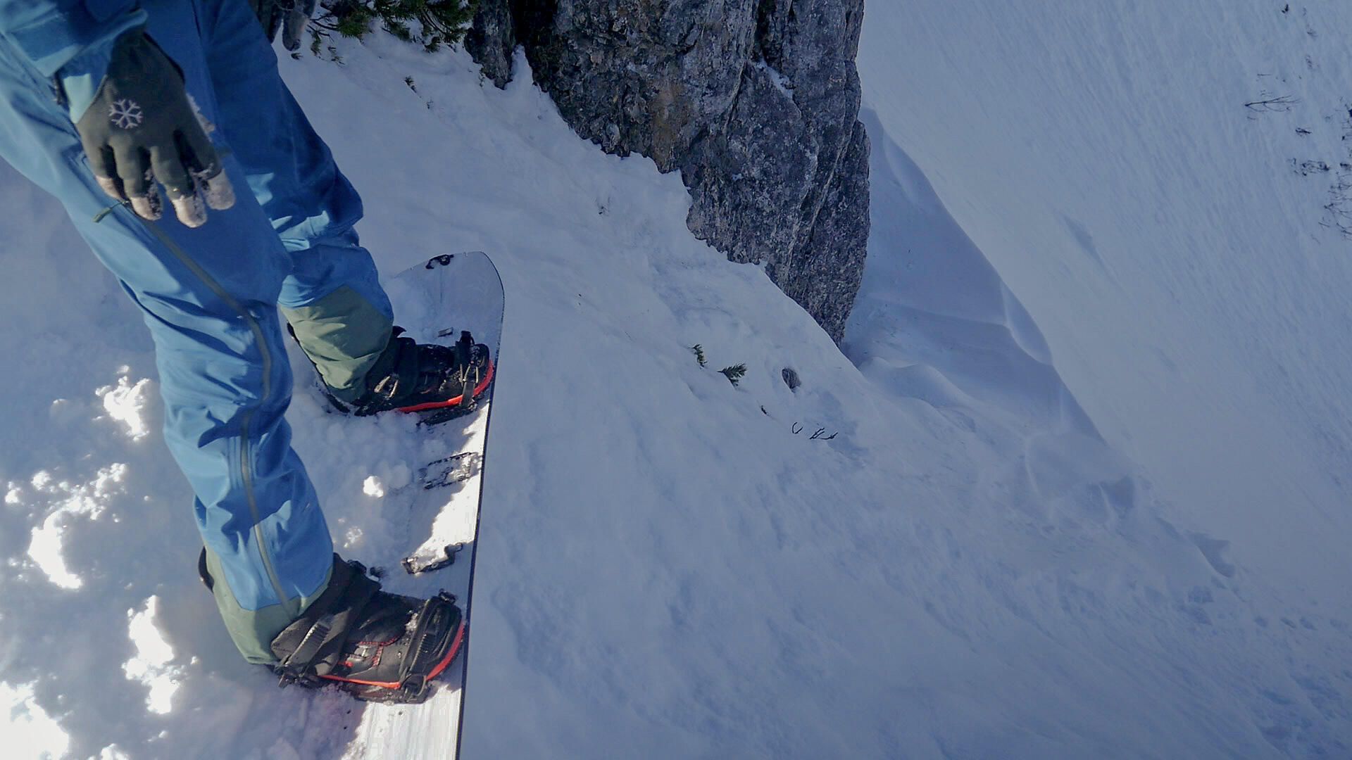 Drop-In into a small chute Jones Solution 20-21