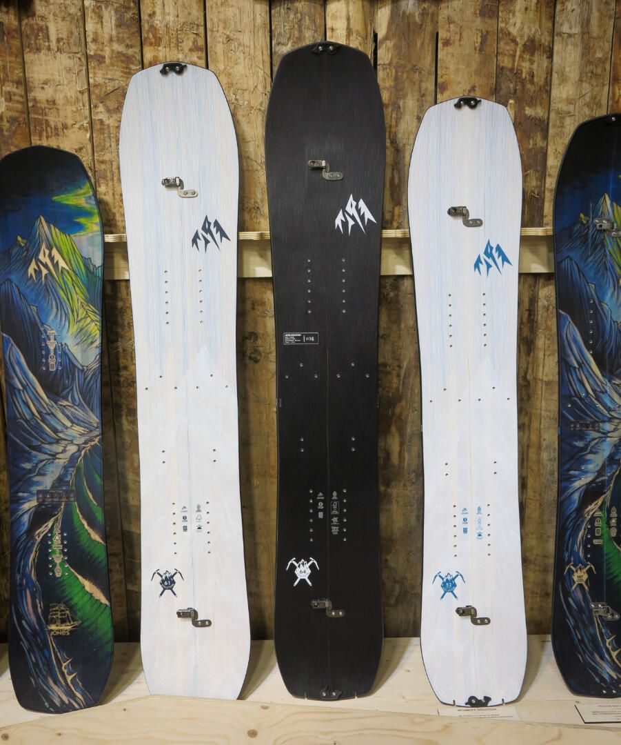Left: Solution, Center: Carbon Version, Right: Womens Solution Jones Solution 20-21