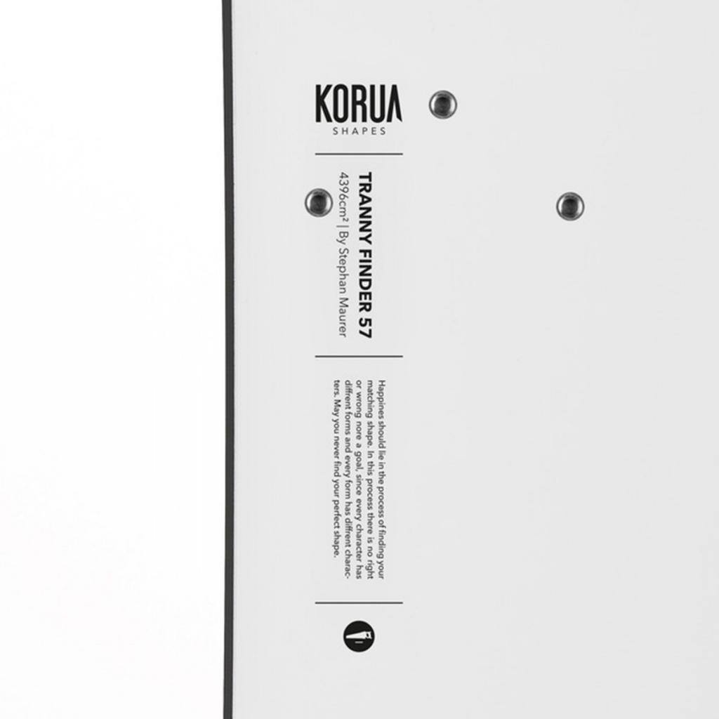 Korua Shapes Tranny Finder Split Detail