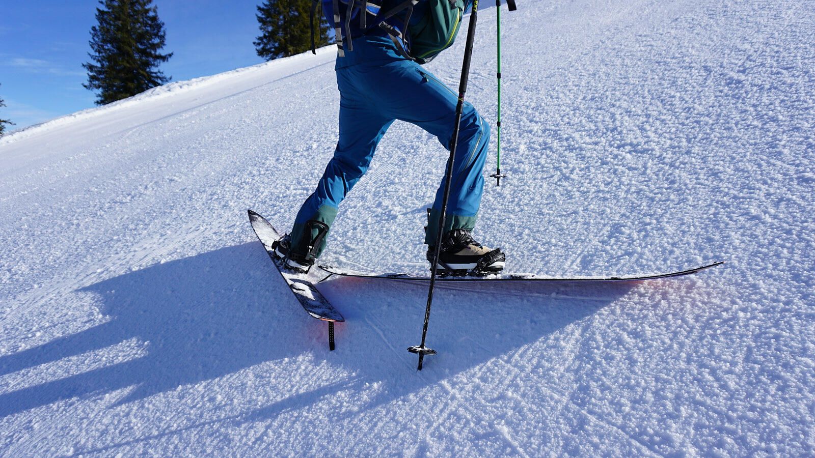 ..auch auf harter Piste Nitro Slash Split