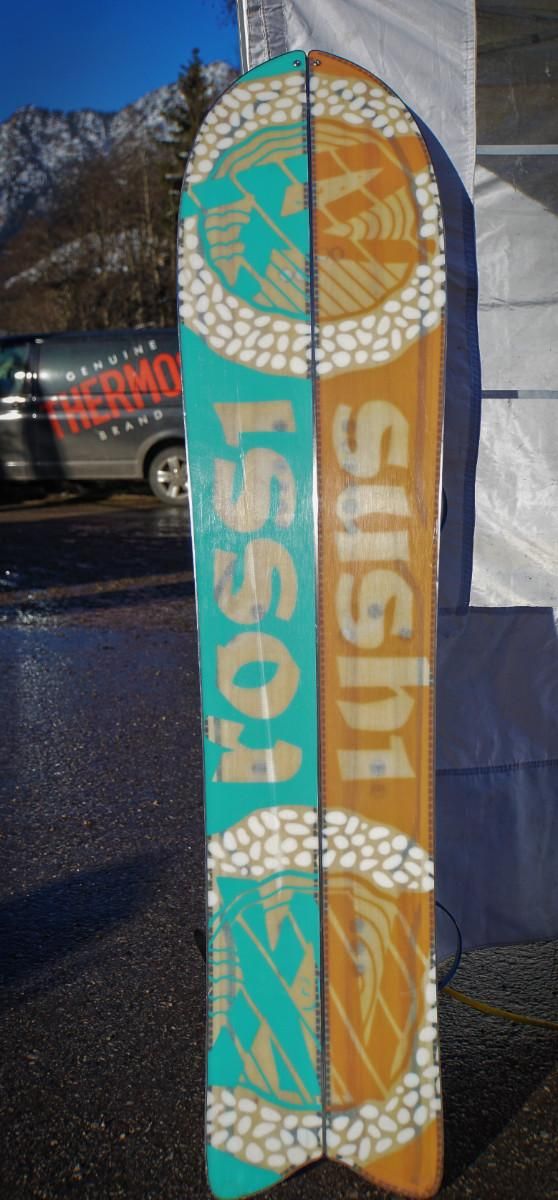 Rossignol Sushi with its transparent base