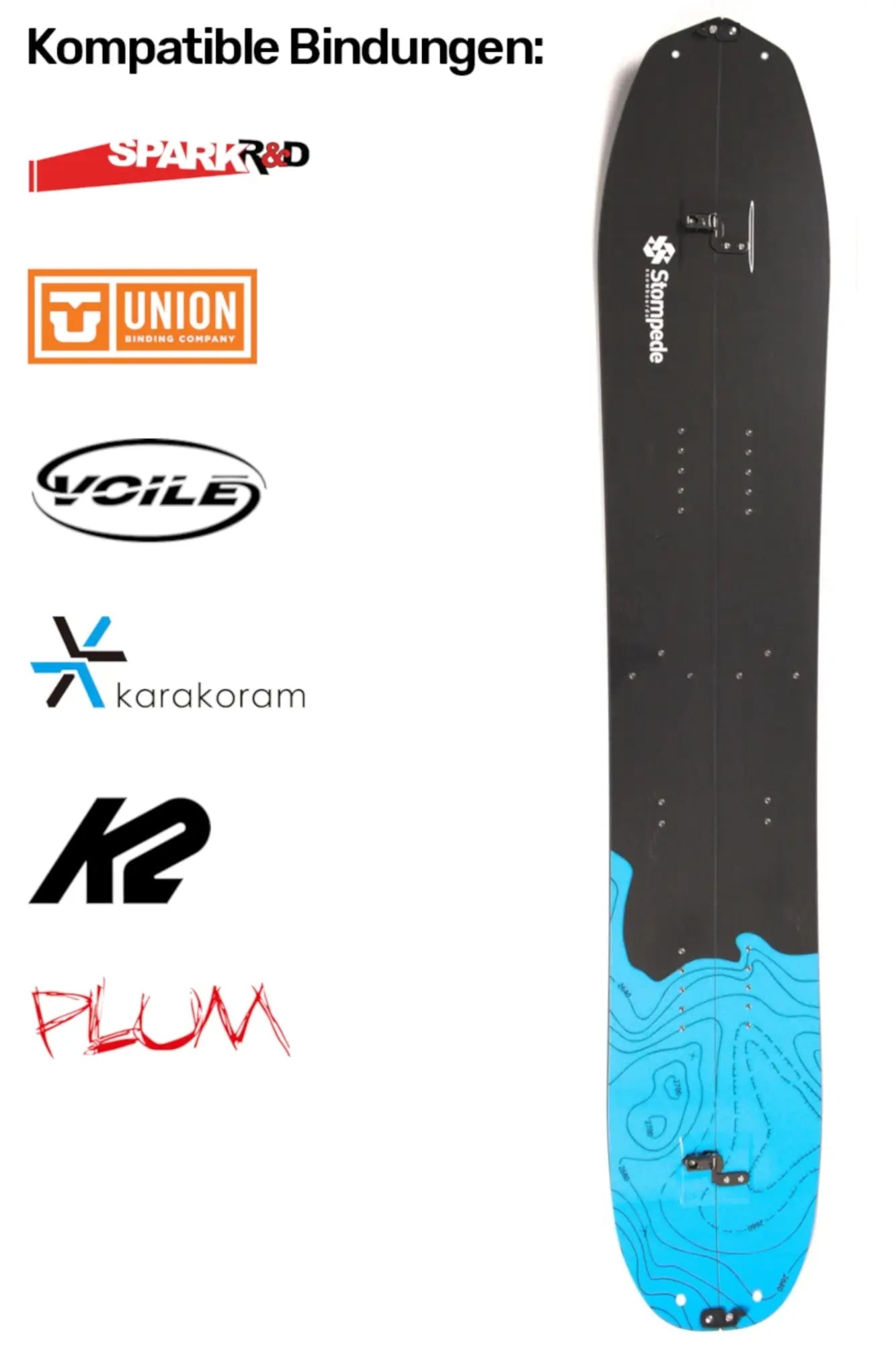 Stompede Dawn Patrol Carbon Splitboard 25-26 – Splitboard Product Image 2 Stompede Dawn Patrol Carbon Splitboard 25-26 – Splitboard Product Image 2