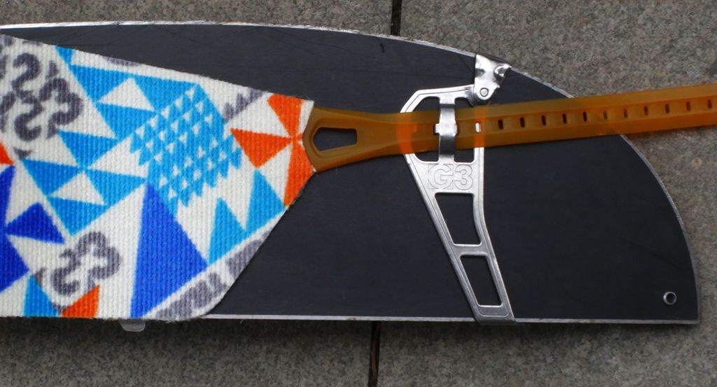 New Tail Connector G3 Alpinist Splitboard High Traction Climbing Skins Tail Connector