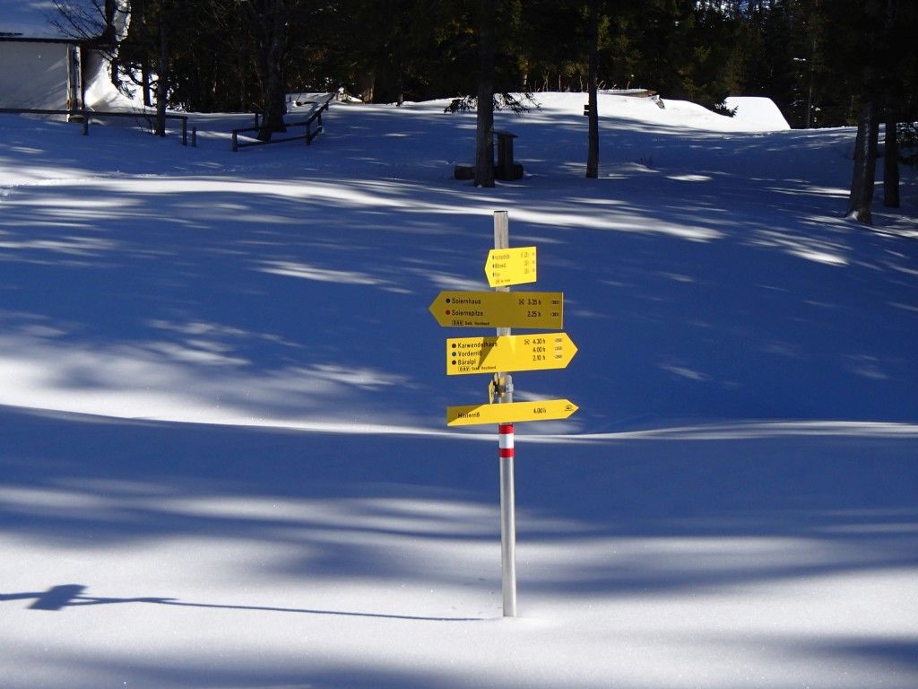 Soiernspitze - Süd-Ost Flanke Soiernspitze - Süd-Ost Flanke